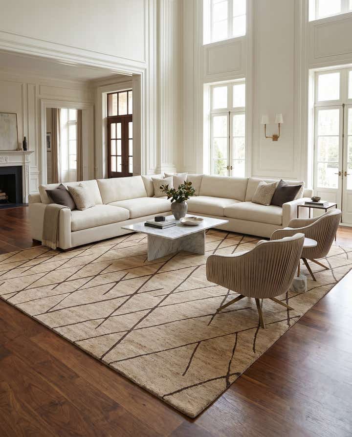 12' x 12' Atlas Moroccan Wool Square Rug