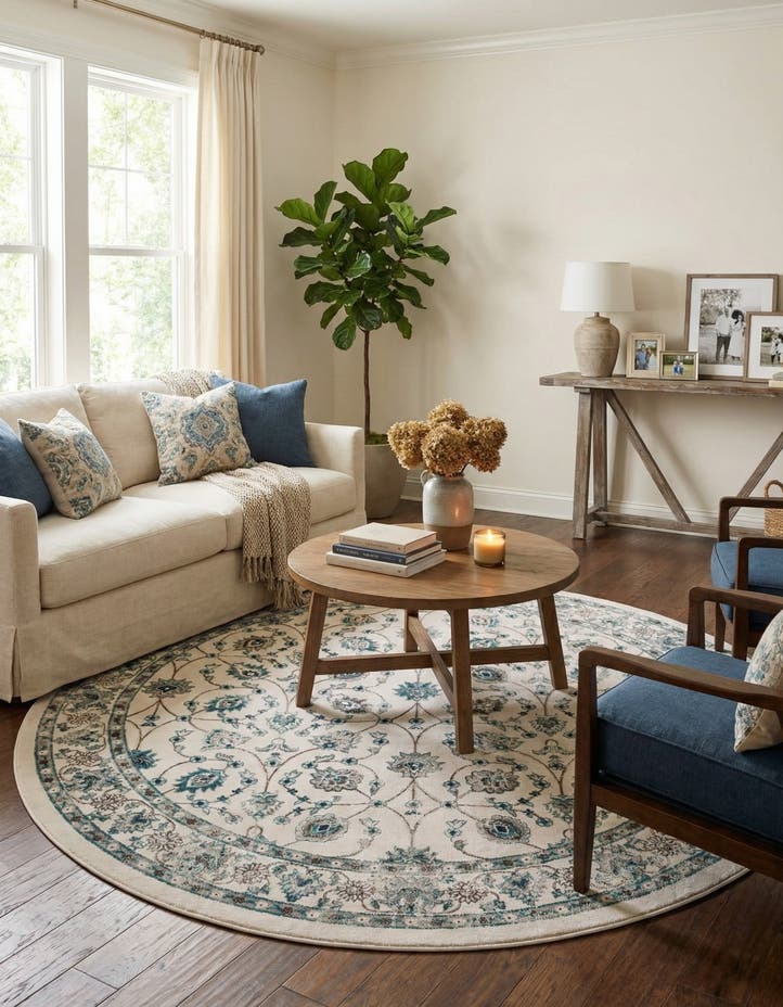 7' 10 x 7' 10 Aarhus Round Rug