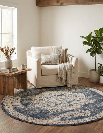 7' 10 x 7' 10 Eliza Round Rug