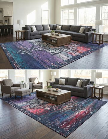 10' 6 x 13' Washable Francesca Rug