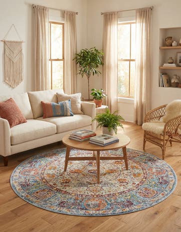 5' 5 x 5' 5 Havana Round Rug