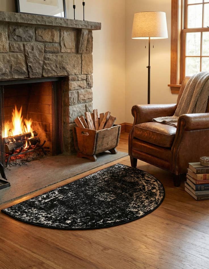 Detail image of 2' 2 x 3' 7 Monaco Hearth Rug
