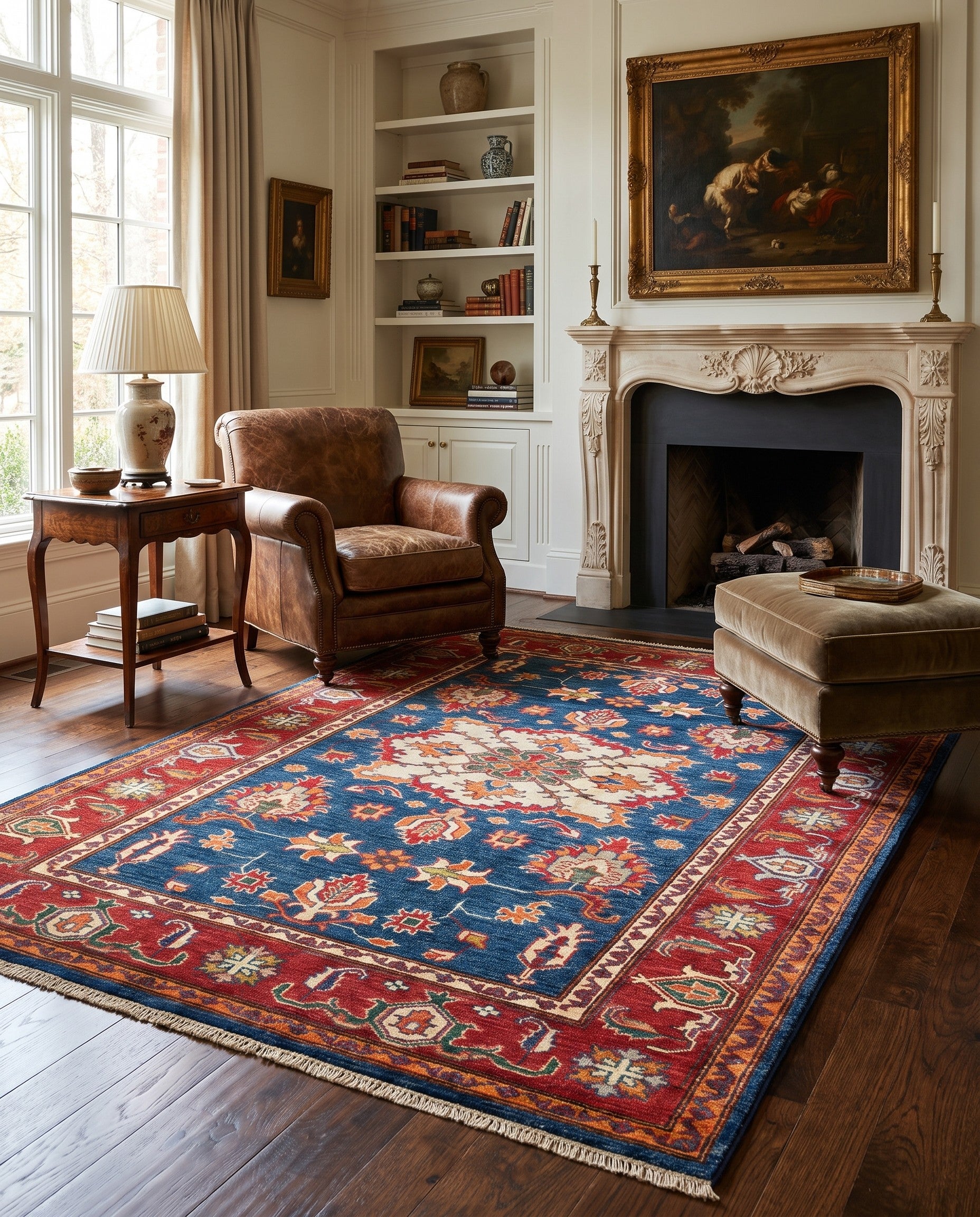 4' x 5' 11 Hand Knotted Kazak Rug