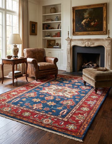 4' x 5' 11 Hand Knotted Kazak Rug
