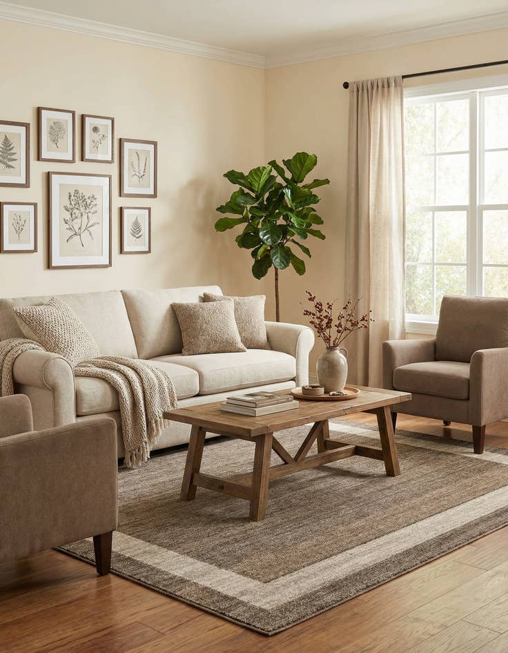 Detail image of 7' 10 x 7' 10 Angelica Square Rug