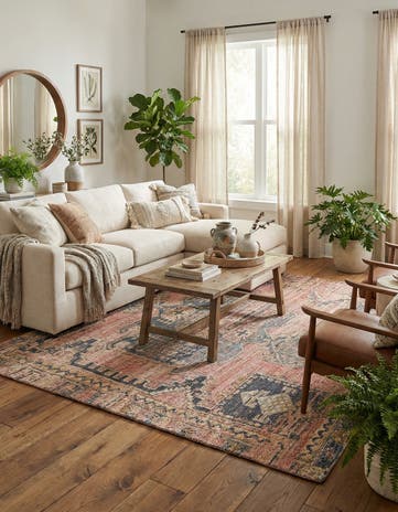 7' 10 x 10' Hand Woven Chenille Jute Rug