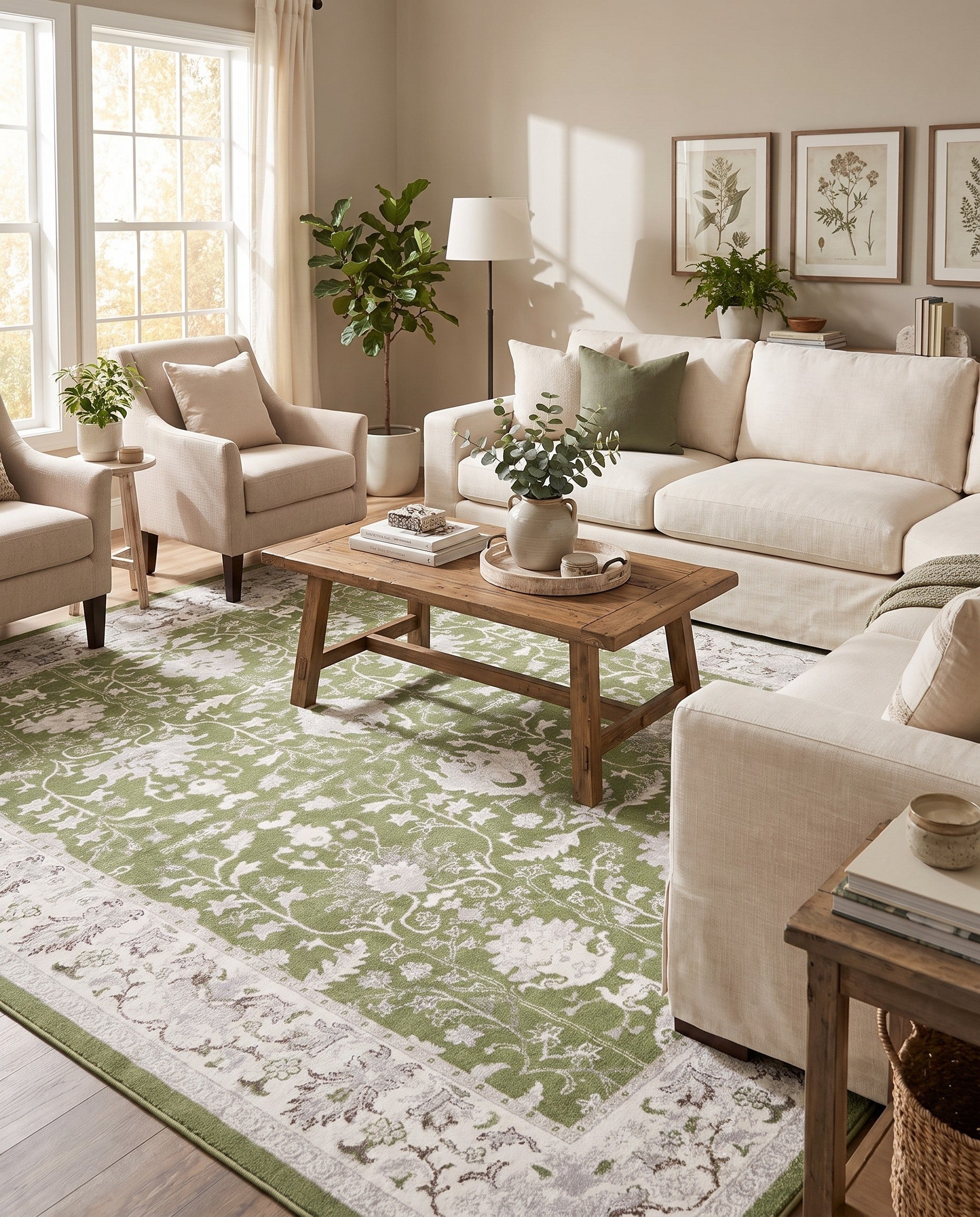 9' x 12' Kamala Washable Rug