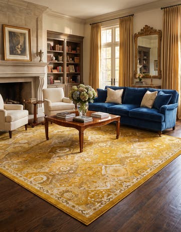 Yellow Madeline Rug