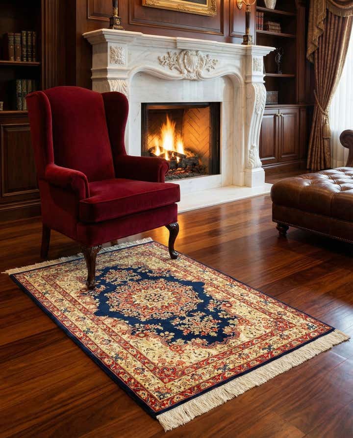2' 7 x 3' 11 Ghom Silk Rug