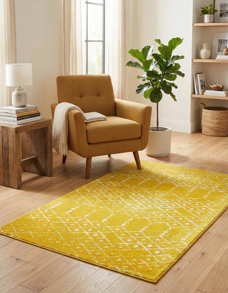 Detail image of 3' 3 x 5' 3 Paxon Trellis Rug