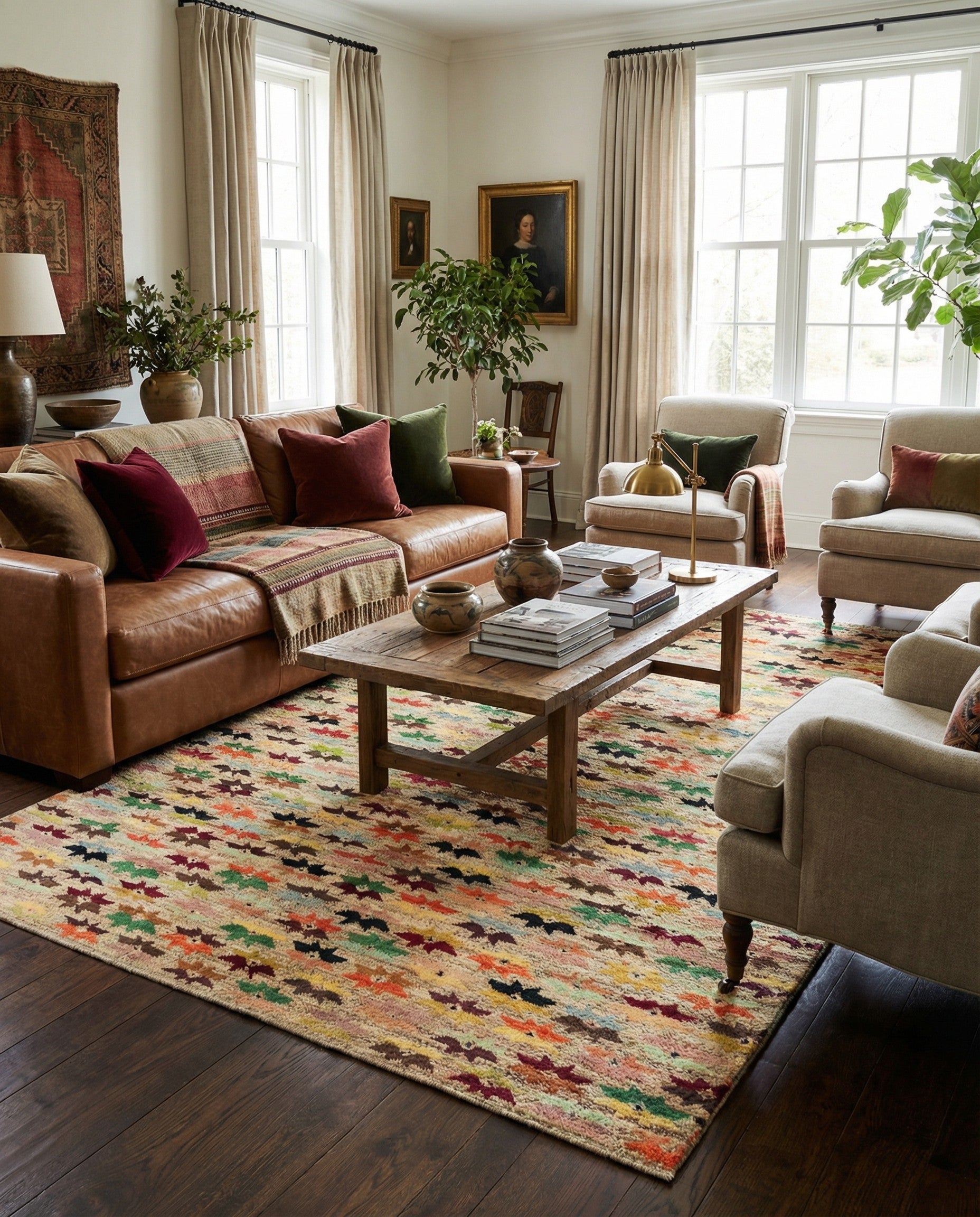 5' 6 x 8' 1 Hand Knotted Balouch Wool Rug