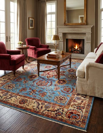 5' x 7' 2 Hand Knotted Ariana Ziegler Rug