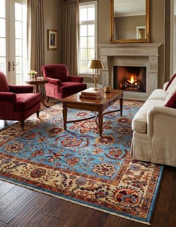 5' x 7' 2 Hand Knotted Ariana Ziegler Rug