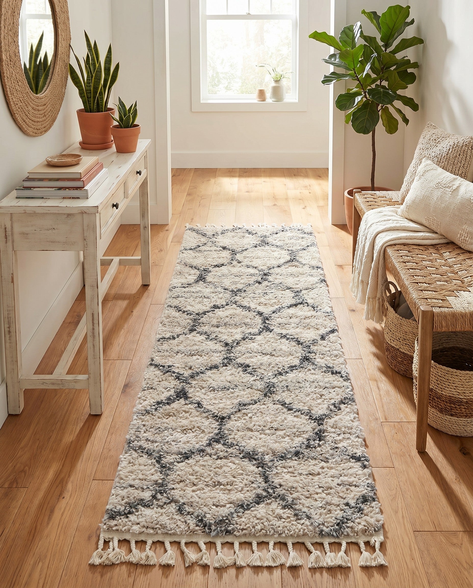 2' 2 x 6' Athena Shag Runner Rug