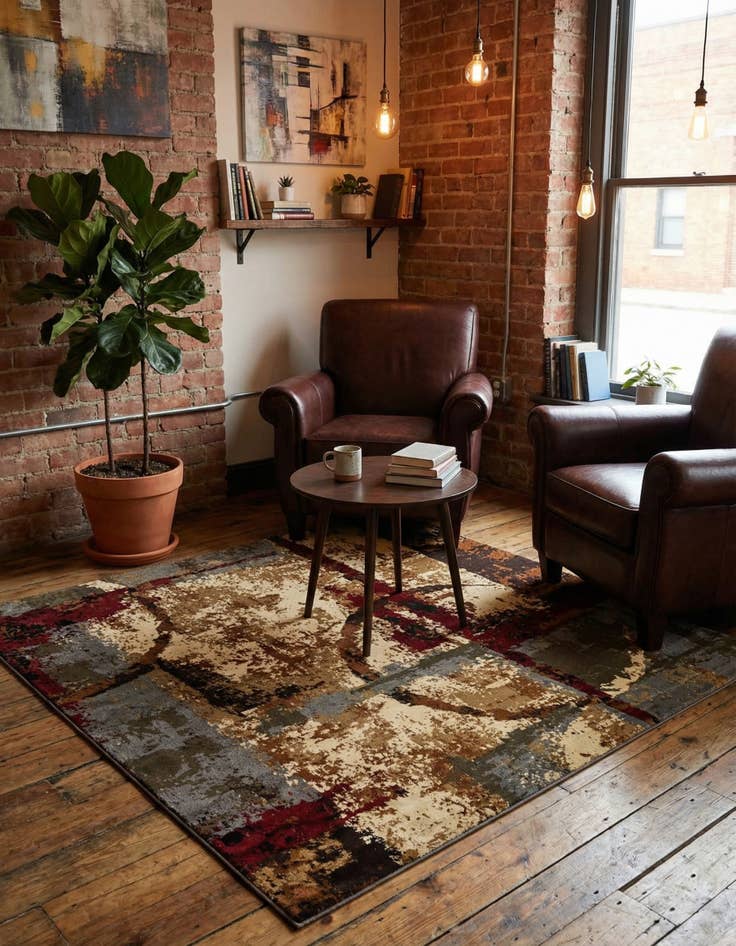 Detail image of 7' x 7' Cafe Square Rug