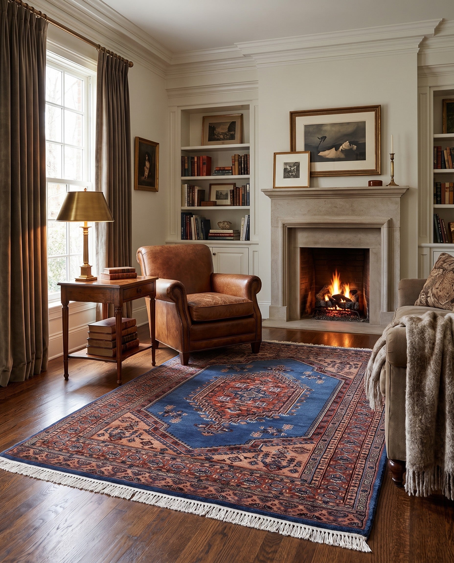 4' 4 x 6' 1 Bokhara Wool Rug
