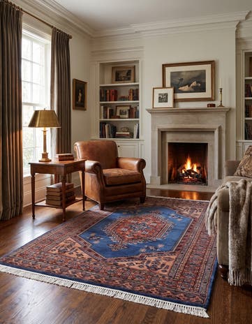 4' 4 x 6' 1 Bokhara Wool Rug
