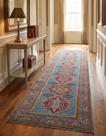 2' 8 x 9' 10 Hand Knotted Kazak Runner Rug