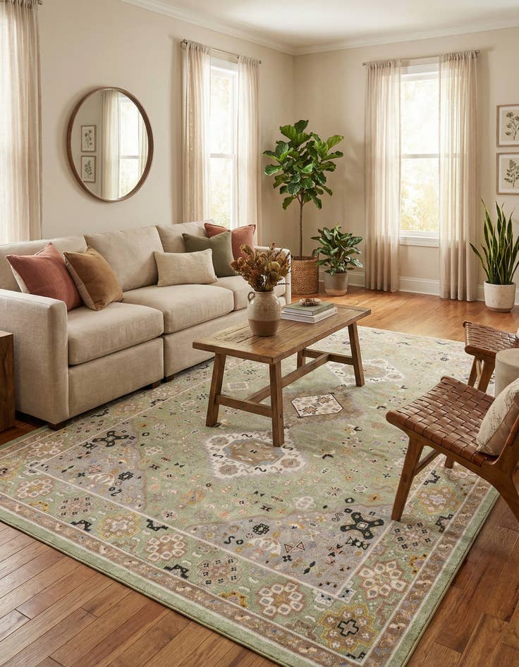 Detail image of 10' x 14' Kamala Washable Rug