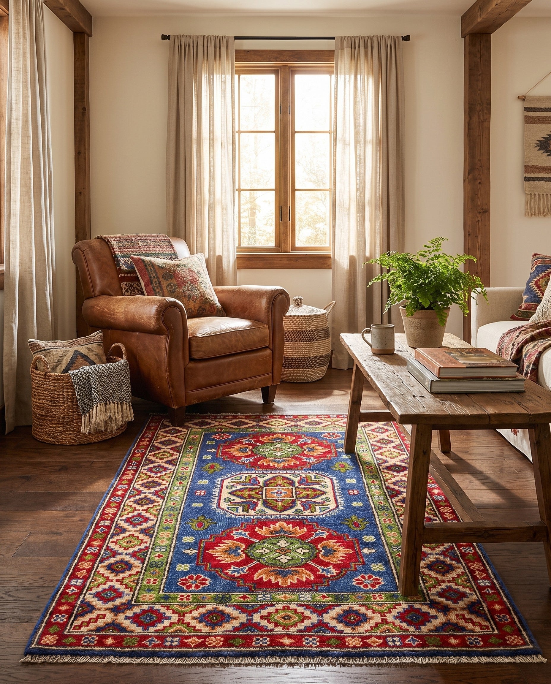 2' 8 x 4' 2 Hand Knotted Kazak Rug