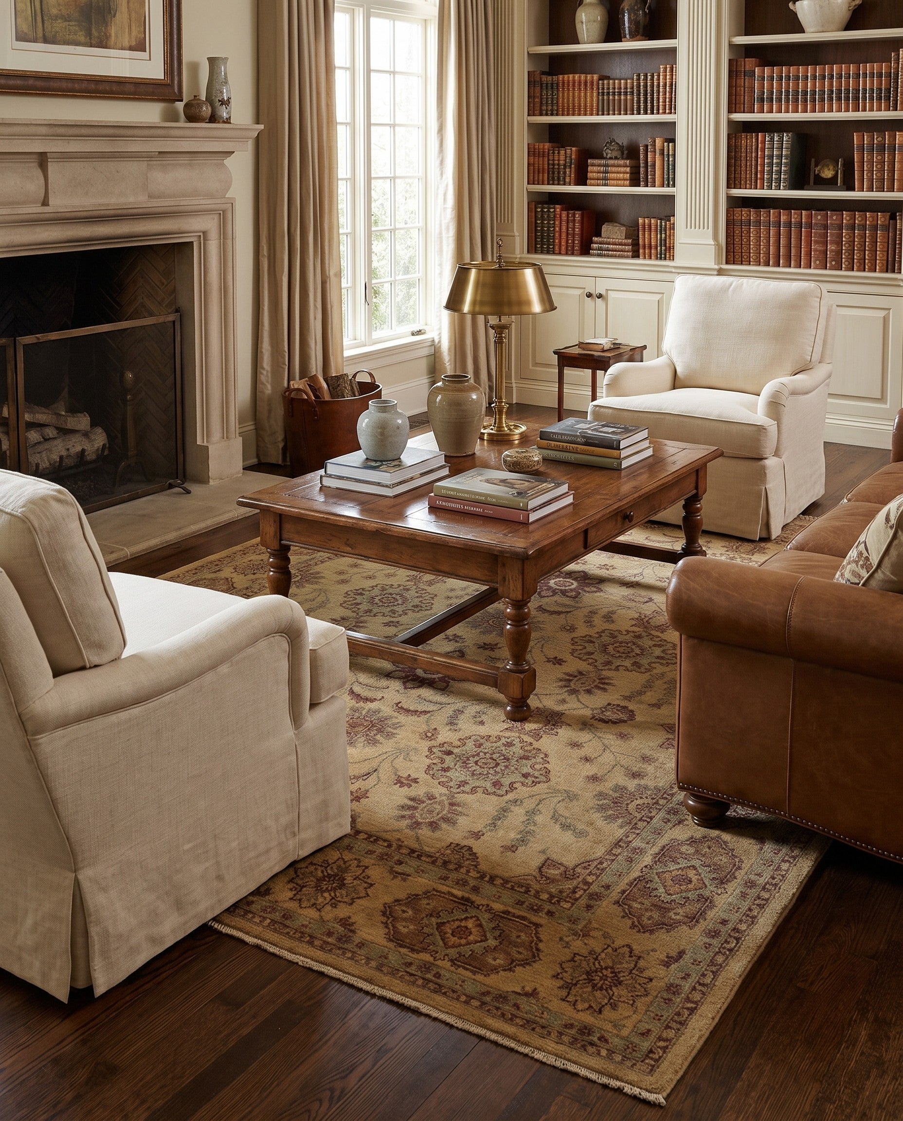 9' x 11' 11 Hand Knotted Ziegler Rug