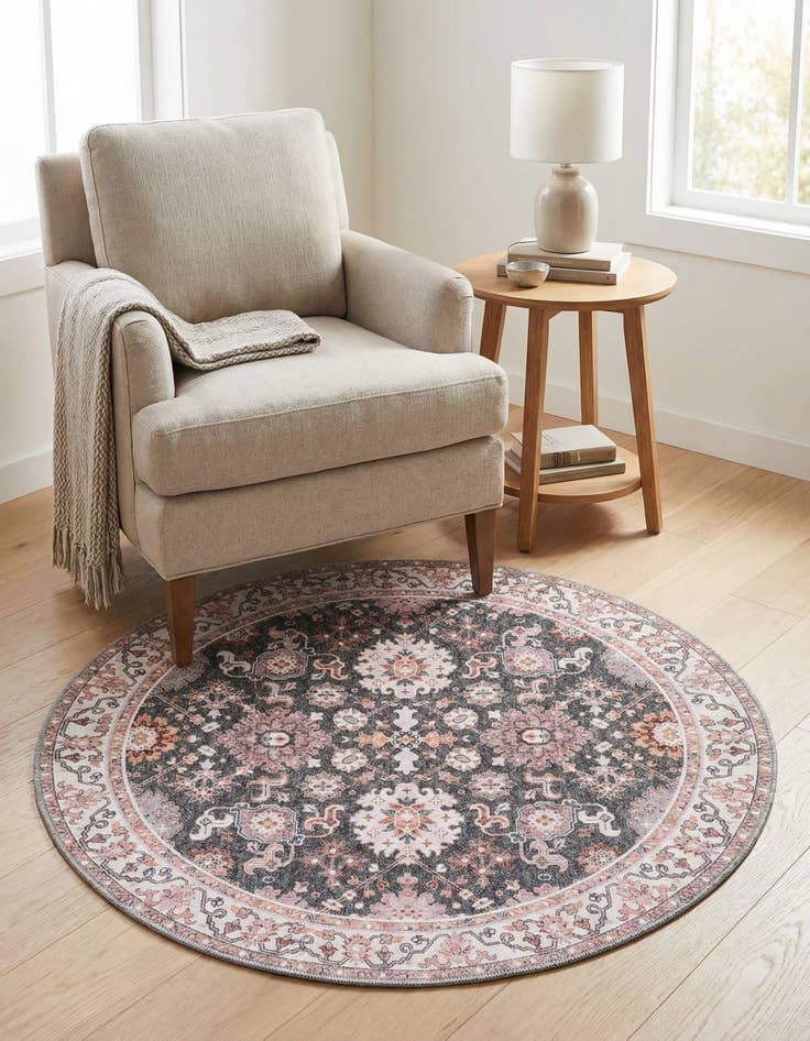 Detail image of 3' 6 x 3' 6 Timeless Round Rug