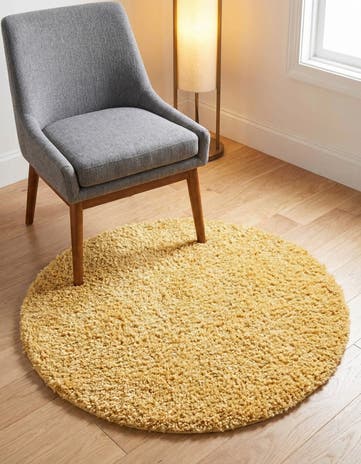 3' x 3' Zermatt Shag Round Rug