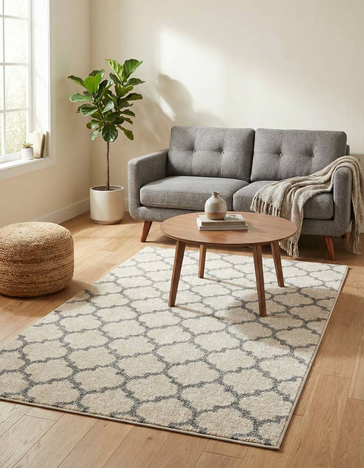 Detail image of 3' x 5' 3 Lattice Rug