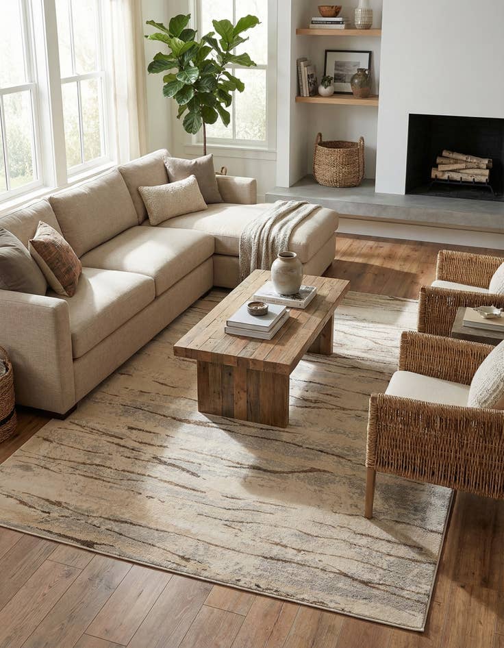 Detail image of 7' 10 x 11' Aria Rug