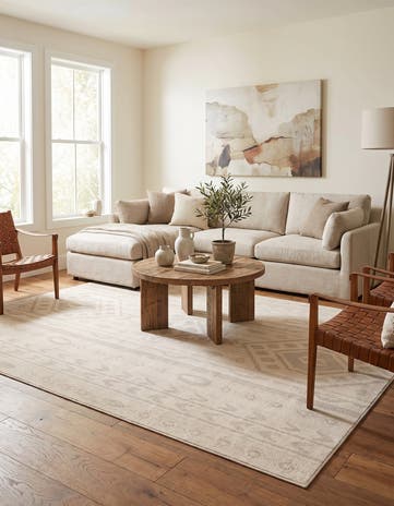 Ivory Contour Rug