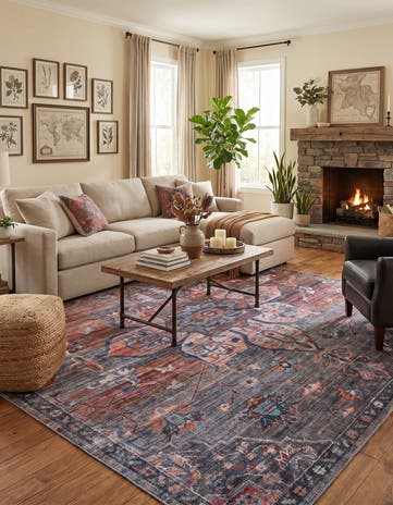 10' 6 x 10' 6 Nostalgia Square Rug