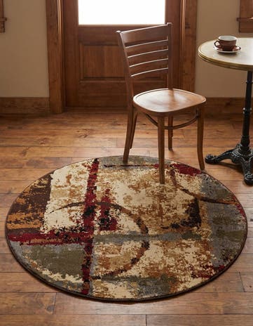 Cafe Round Rug