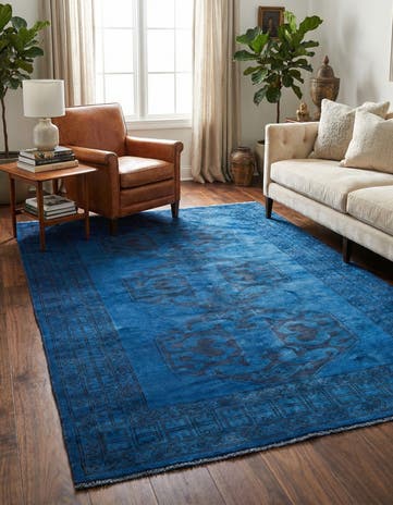 4' 1 x 5' 9 Hand Knotted Ultra Vintage Persian Wool Rug