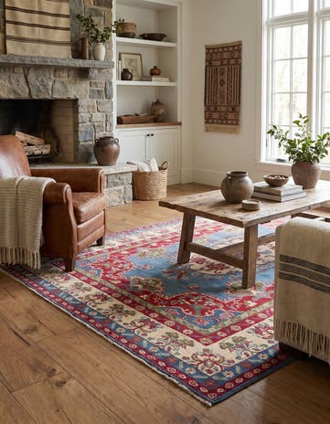 170cm x 225cm Hand Knotted Kazak Rug