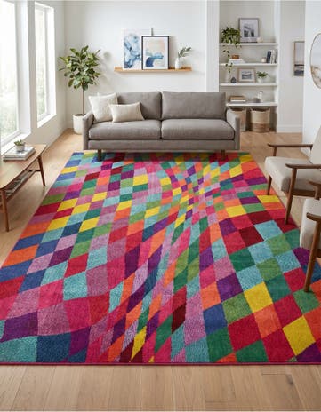 8' x 10' Washable Hyacinth Rug