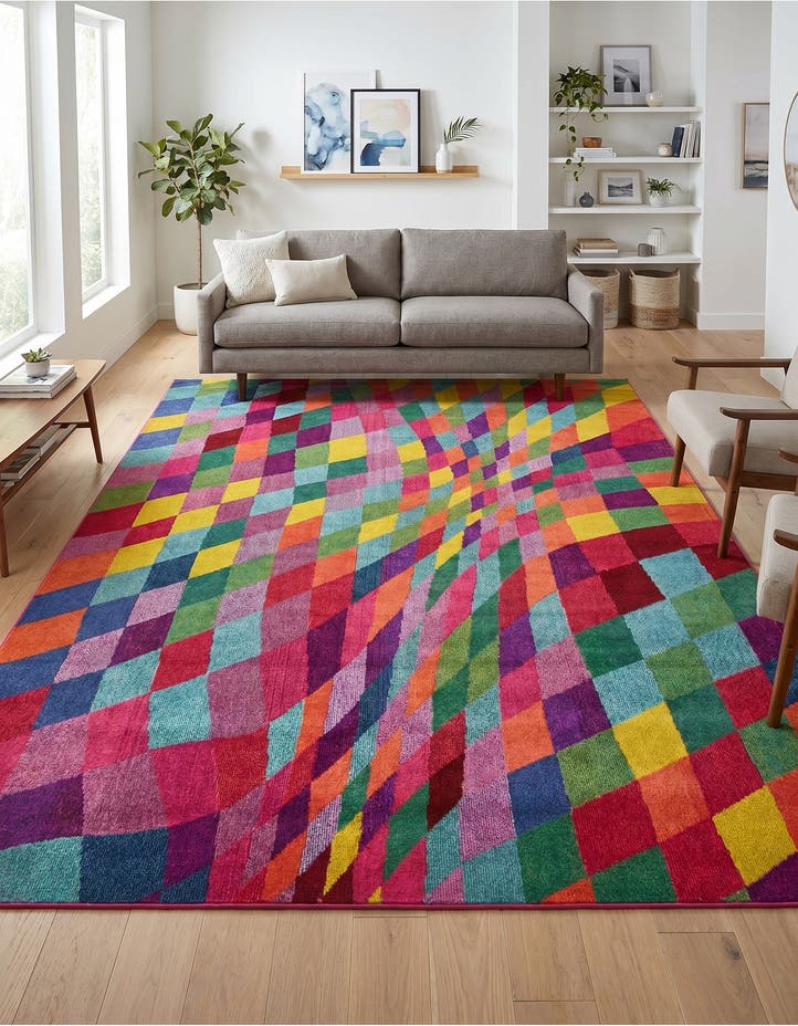 8' x 10' Washable Hyacinth Rug