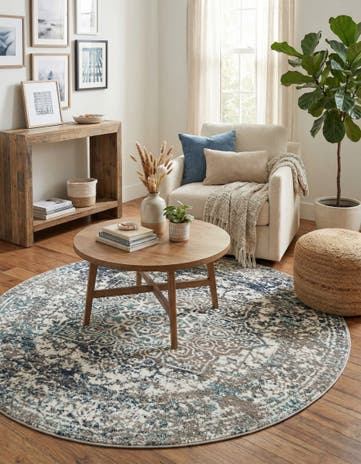 5' 3 x 5' 3 Arlington Round Rug