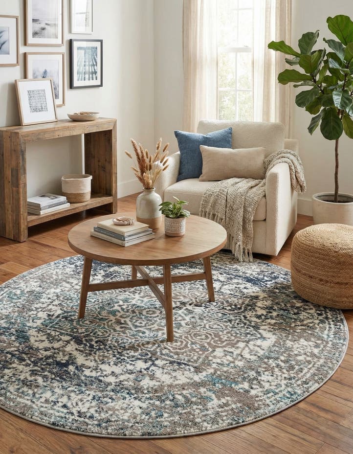 5' 3 x 5' 3 Arlington Round Rug