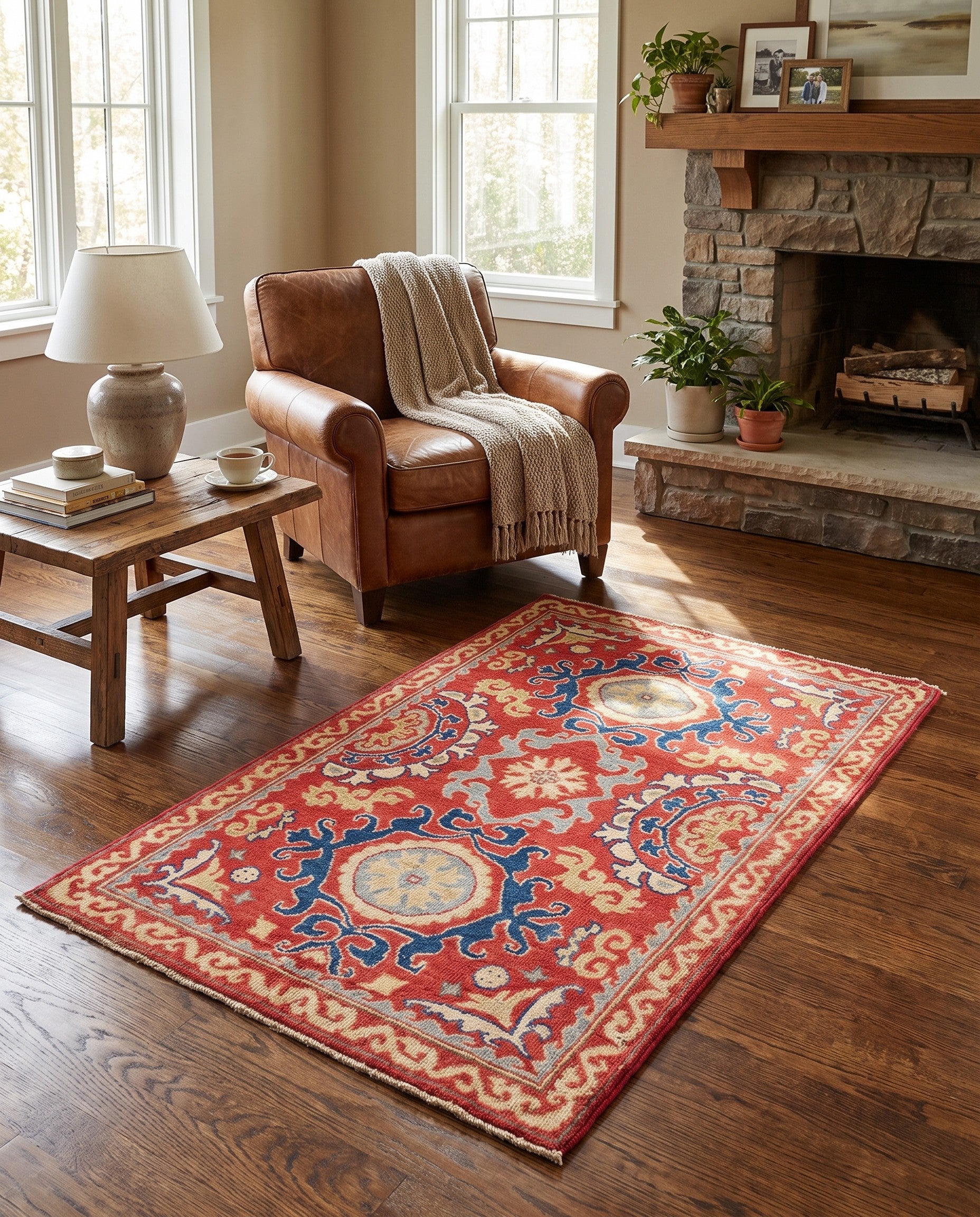 2' 8 x 4' 2 Hand Knotted Kazak Rug