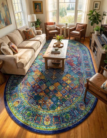 7' 10 x 10' Calypso Oval Rug