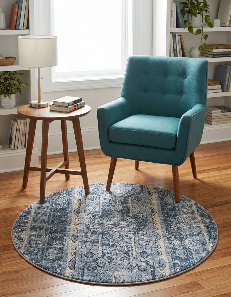 Detail image of 3' x 3' Oregon Round Rug