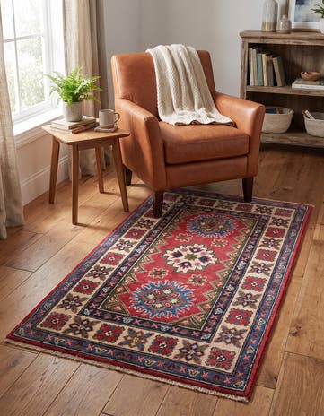 2' 6 x 4' 2 Hand Knotted Kazak Rug