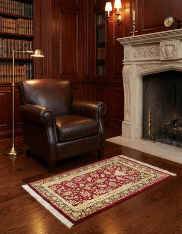 2' 7 x 3' 10 Ghom Silk Rug