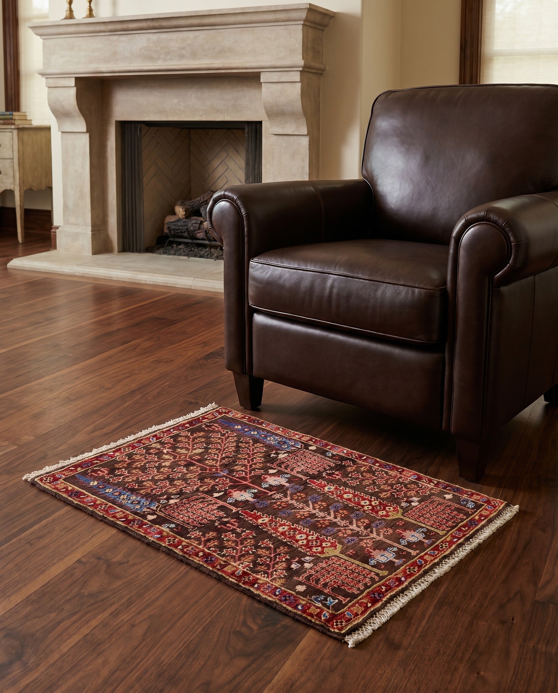 2' x 3' Hand Knotted Ariana Ziegler Rug