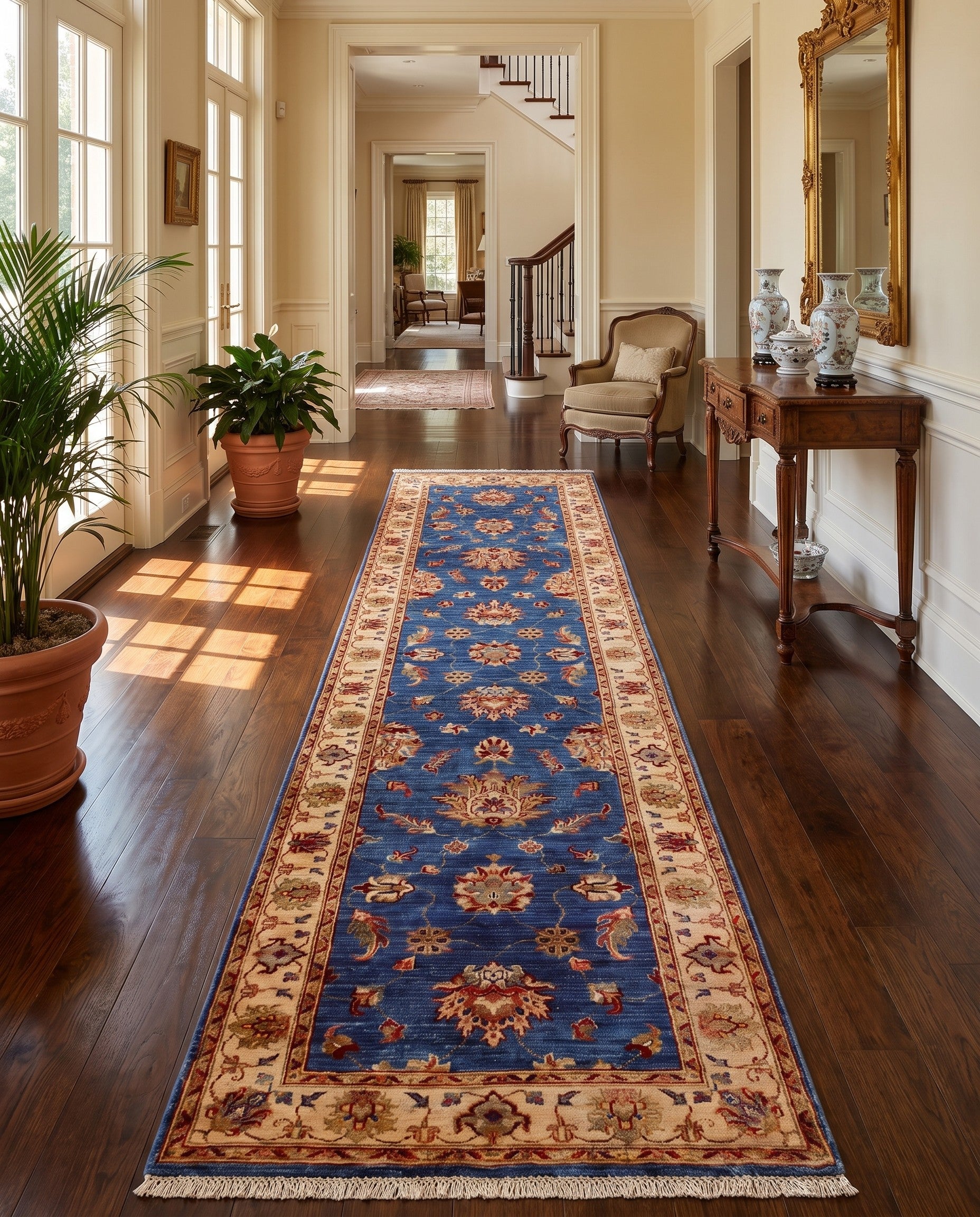 2' 9 x 10' 1 Hand Knotted Ariana Ziegler Runner Rug