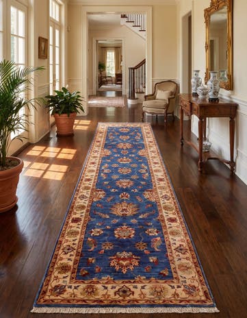2' 9 x 10' 1 Hand Knotted Ariana Ziegler Runner Rug