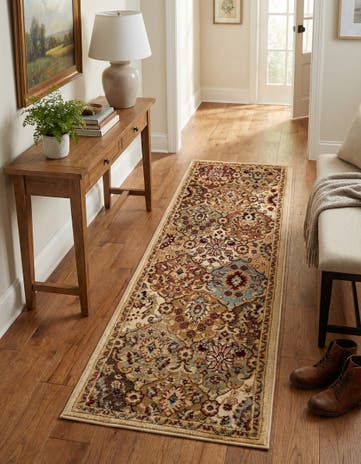 Cream Aditi Runner Rug