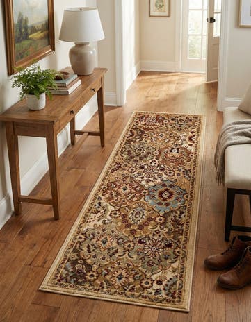 Cream Aditi Runner Rug