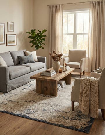 Cream Villa Rug