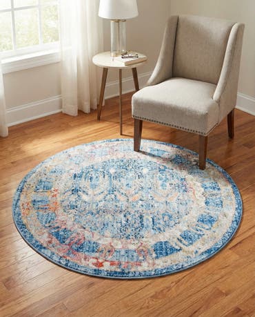  3' 3 x 3' 3 Williamsburg Round Rug